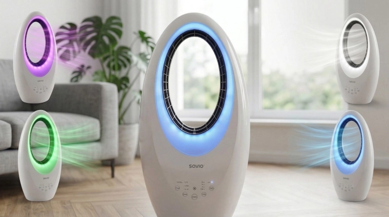 LED prstenec a príjemná atmosféra v 4 farbách