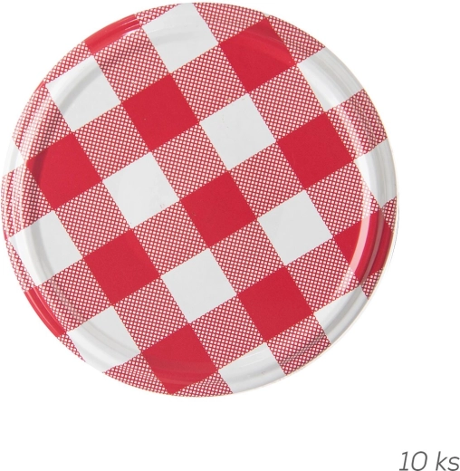 Kovové zaváracie viečko TO 82 karo 10 ks