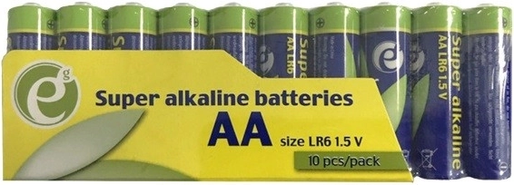 Alkalické batérie AA LR6 1.5V – balenie 10 ks