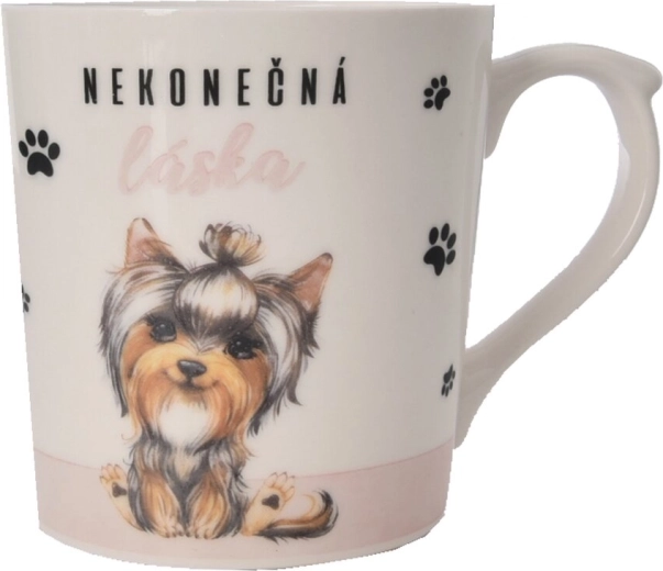 Keramický hrnček Nekonečná láska – pes 550 ml