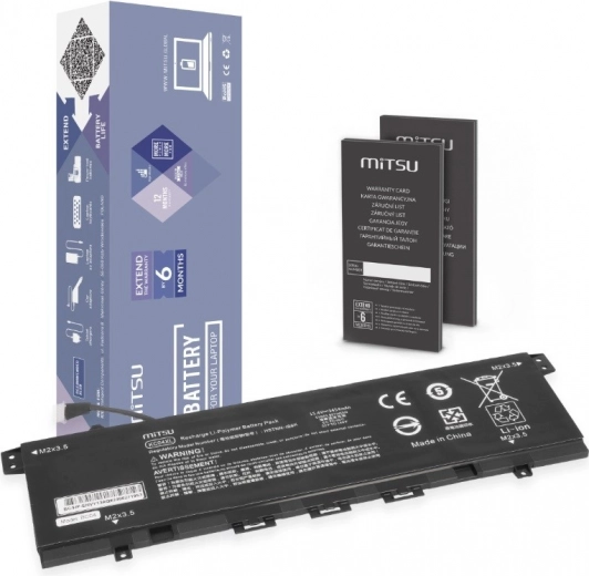 Batéria MITSU KC04XL pre HP Envy x360 13-ag/13-ar/13-ah/13-aq (53 Wh, 15,4 V)