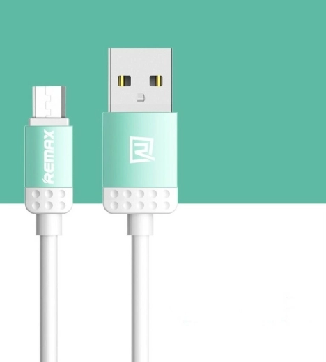 Remax Lovely microUSB kábel 1 m modrý