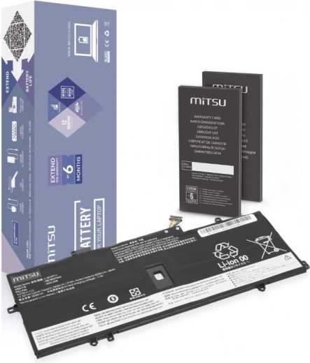 Batéria MITSU pre Lenovo ThinkPad X1 Yoga 4/5 a ThinkPad X1 Carbon 7/8 (51 Wh, 15,36 V)