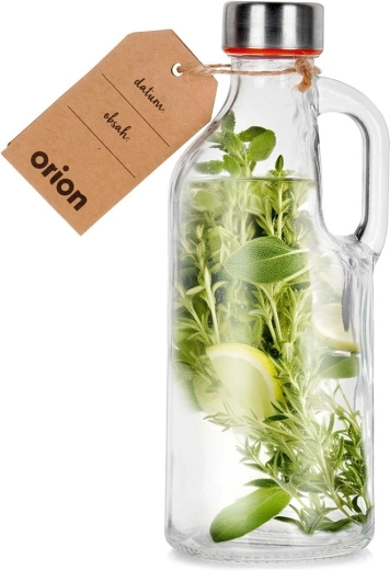 Sklenená fľaša s uškom 550 ml