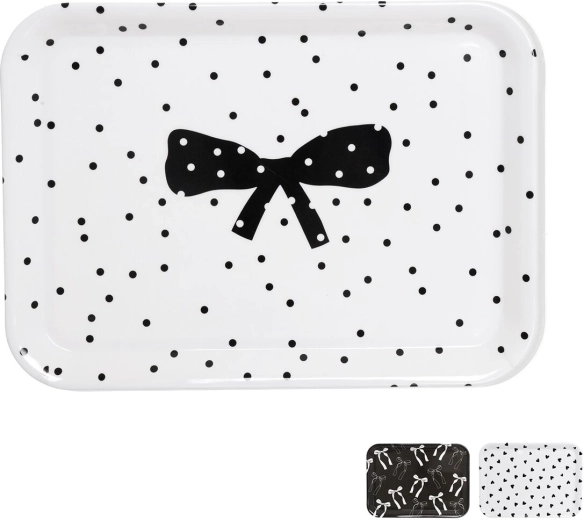 Servírovacia tácka z melamínu 38 × 27,5 cm, mix motívov