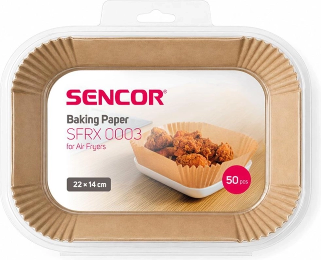 Sencor papier na pečenie do teplovzdušnej fritézy 50 ks