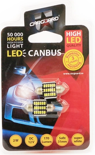 LED žiarovka do brzdových svetiel Sofit 31 mm