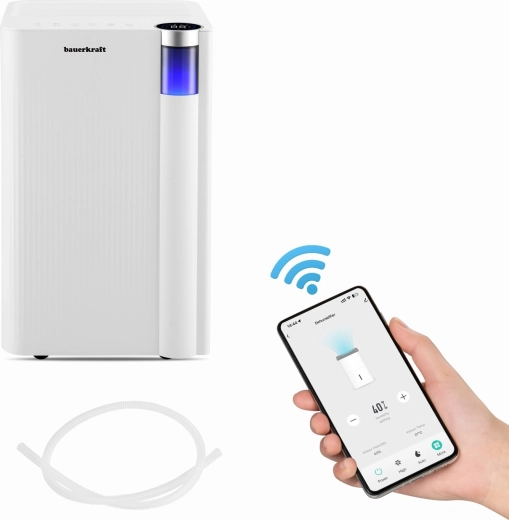 Odvlhčovač vzduchu Bauerkraft 12 l/24 h s Wi-Fi