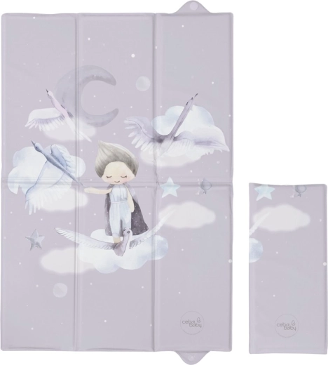 Ceba Baby cestovná prebaľovacia podložka Basic Wild Swans 60 × 40 cm