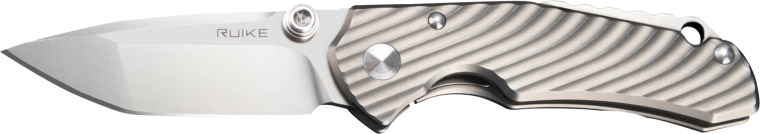 Ruike M671-TZ vreckový nôž 7 cm, titán, sivá