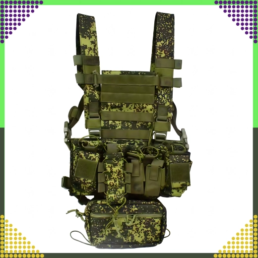 Taktická vesta MOLLE ľahká, modulárna a nastaviteľná pre airsoft a outdoor
