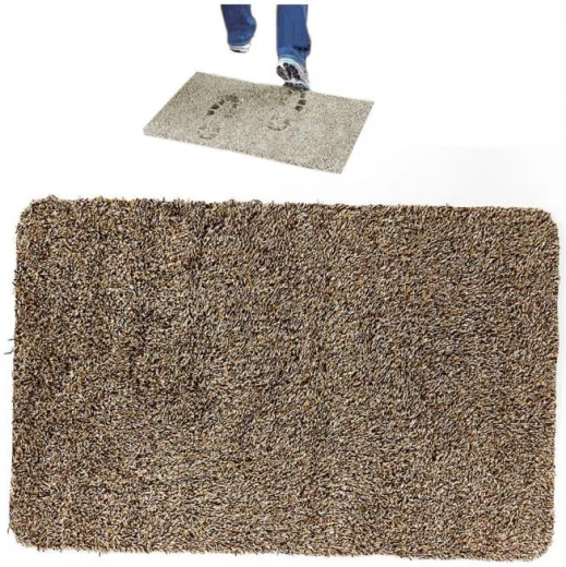Magická rohožka na zachytenie nečistôt a vlhkosti – Hnedá