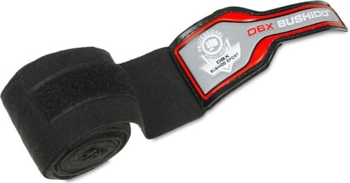 Boxerské bandáže DBX BUSHIDO Pro – čierne, 4 m