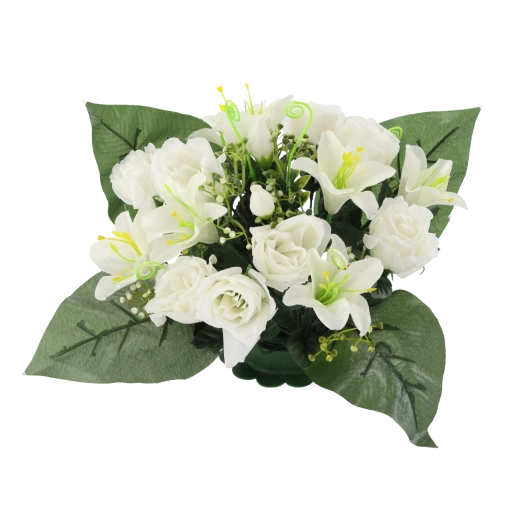 Realistický vzhľad ruží a ľalií