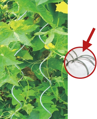 Hliníková špirálová oporná tyč 150 cm, priemer 10 mm