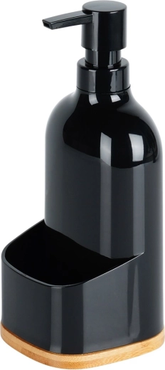 Štýlová čierna s bambusovou základňou