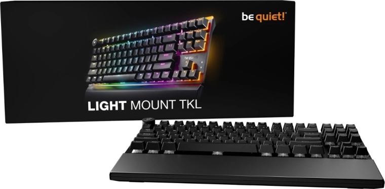 Be quiet! Light Mount TKL tichá lineárna mechanická klávesnica