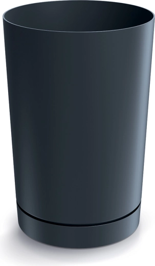 Kvetináč Tubo 30 cm antracit s podmiskou