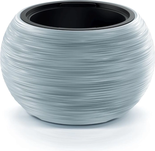 Kvetináč Furu Bowl s vložkou 37,8 cm – svetlosivý