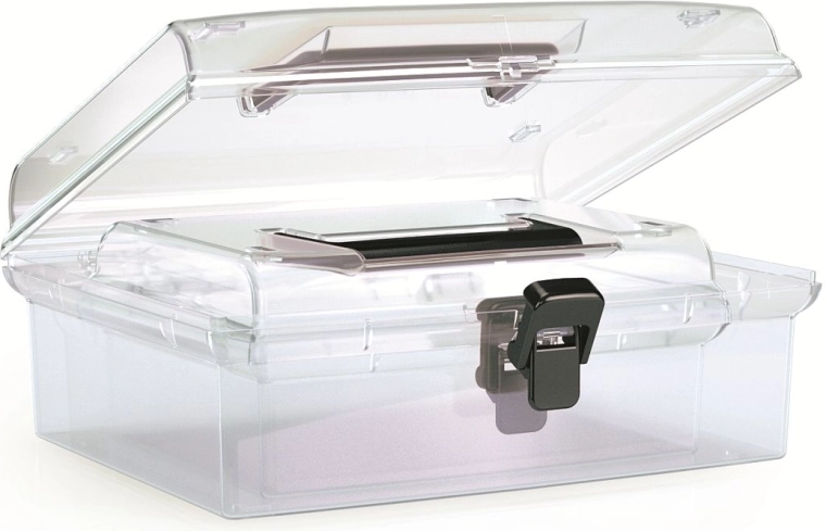 Plastové organizéry NUF set 2v1, čierne, 245 × 214 × 100 mm