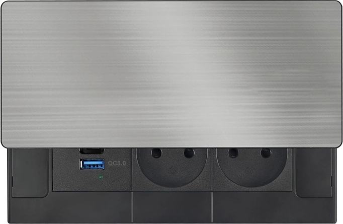 Rýchle USB nabíjanie: USB‑C PD 20 W + USB‑A QC 3.0
