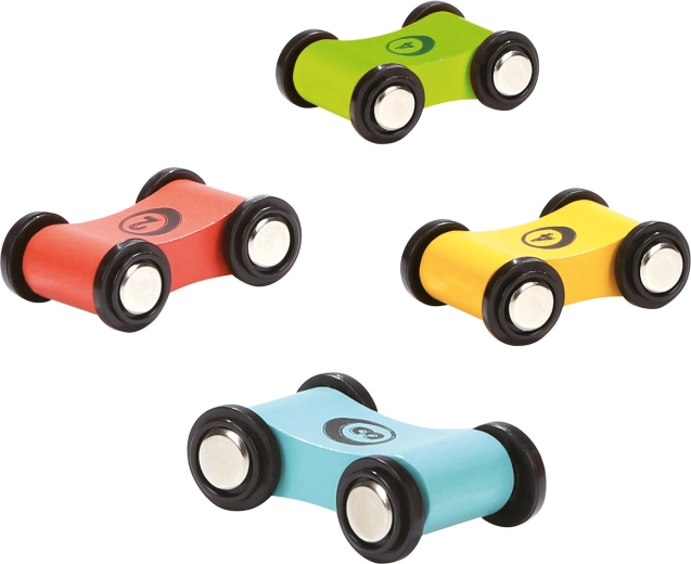 Štyri odolné autíčka v balení