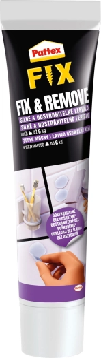 Pattex Fix & Remove priesvitné lepidlo 44 g