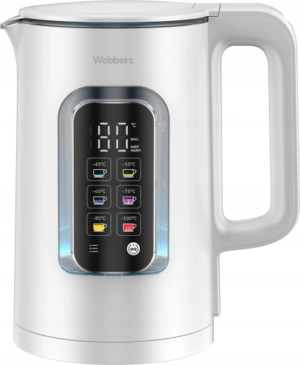 Rýchlovarná kanvica s reguláciou teploty 1,5 l WEBBER ELIYA