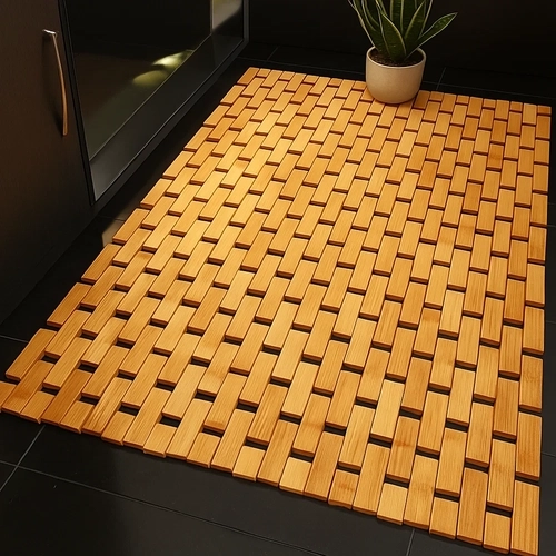Praktický rozmer 80 × 50 cm k sprche aj k umývadlu