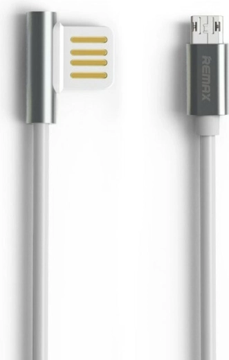 Remax dátový kábel micro USB 1 m strieborný