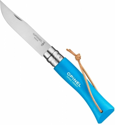 Opinel N°07 Trekking vreckový nôž 8 cm modrý buk