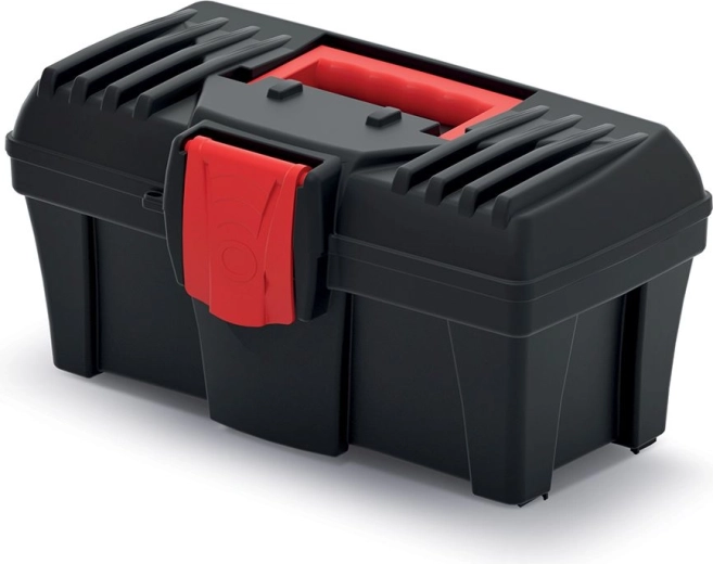 Plastový kufor na náradie CALIBER 30 cm s vyberateľnou priehradkou