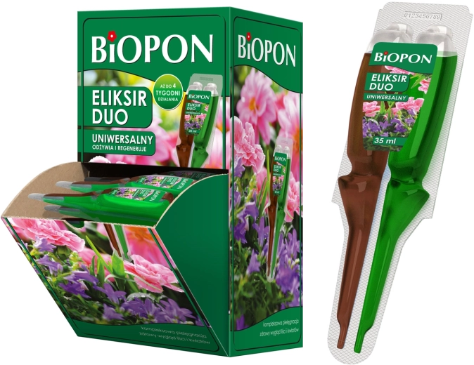 Biopon Elixír Duo na rýchlu regeneráciu a výživu okrasných rastlín