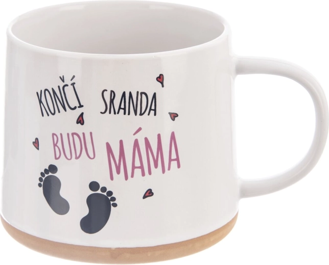 Keramický hrnček Budem mama 0,63 l