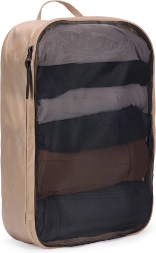 Stredne veľký cestovný organizér Thule Packing Cube v jemnej béžovej farbe