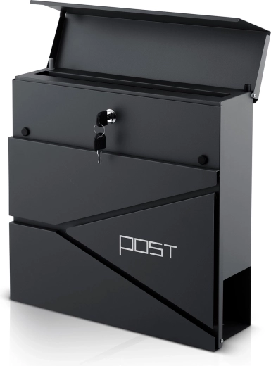 Bezpečné uloženie pošty so zámkom a 2 kľúčmi