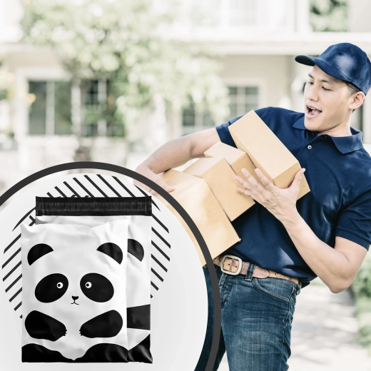 Štýlový panda dizajn, ktorý poteší zákazníkov