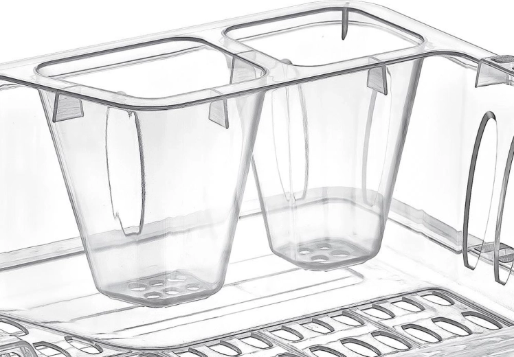 Vyberateľná miska a rýchle odvodnenie