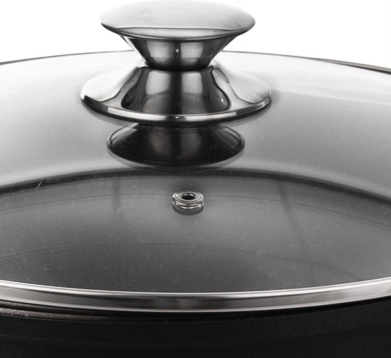 Sklenená pokrievka s parným ventilom