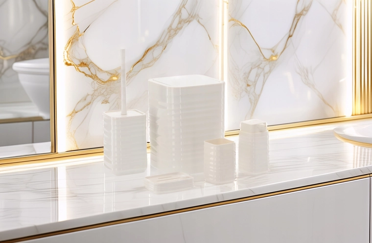 Moderný rebrovaný štvorcový dizajn