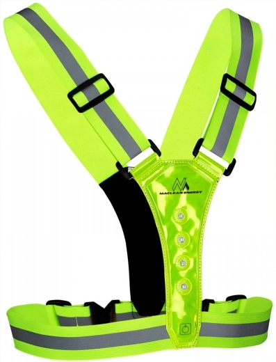 360° viditeľnosť s LED a reflexnými prvkami