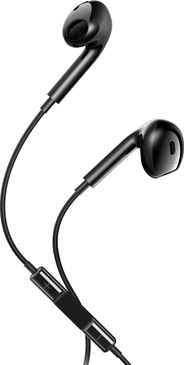 Káblové slúchadlá Maxlife MXEP-04 USB-C čierne