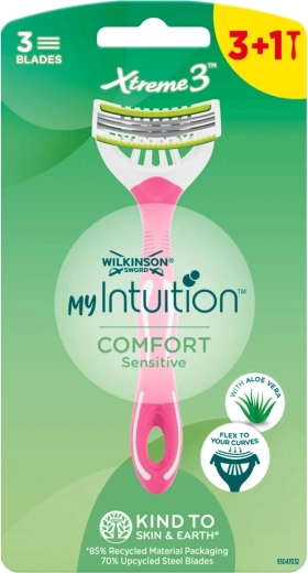 Wilkinson My Intuition Xtreme3 Comfort Sensitive jednorazový dámsky holiaci strojček 3+1