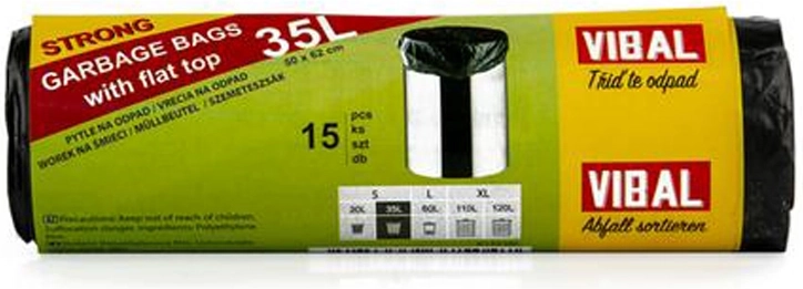 Vrecia na odpad 35 l, 15 ks
