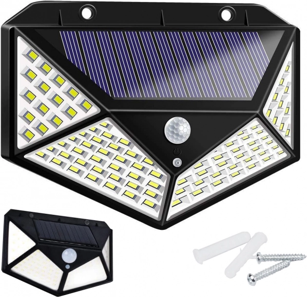 Solárna lampa s pohybovým a súmrakovým senzorom