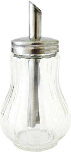 Sklenená cukornička s nerezovým násypným viečkom 200 ml