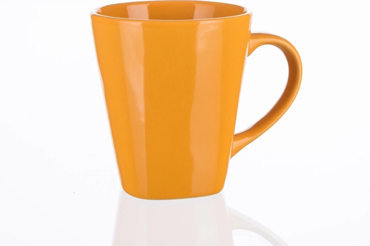 Keramický hrnček Asymo oranžový 180 ml