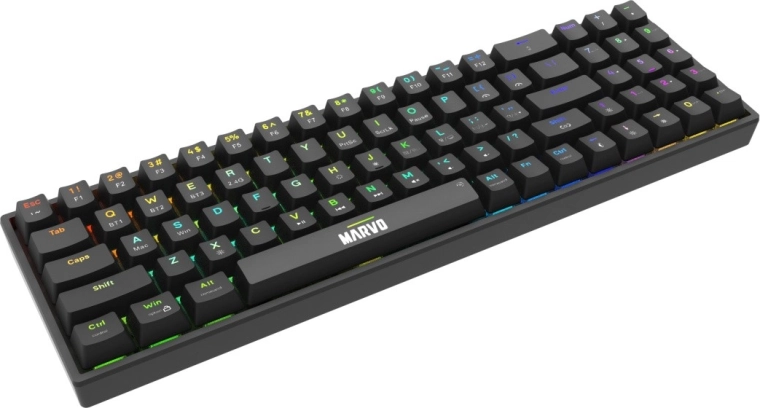 RGB podsvietenie a hot-swap spínače