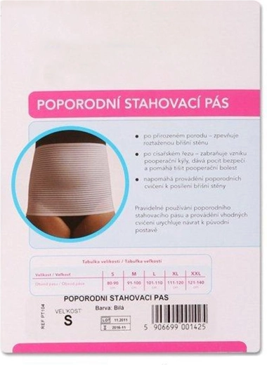 Popôrodný sťahovací pás veľkosť M