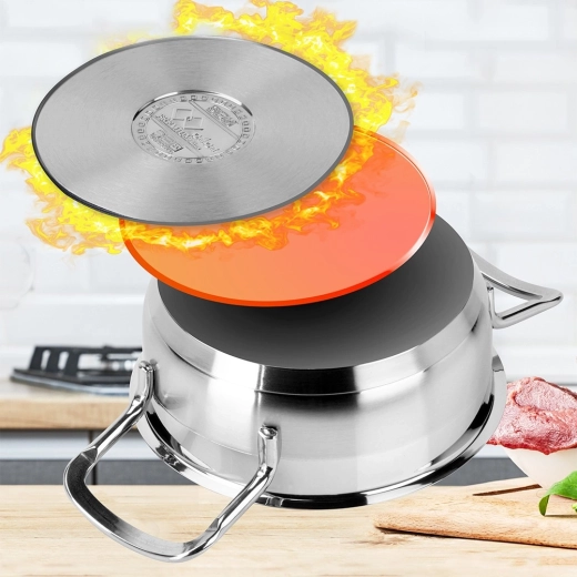 Viacvrstvové dno pre rovnomerné teplo